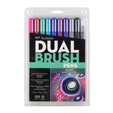 Tombow ABT Dual Brush Pen - 10 Colour Set - Galaxy