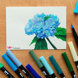 Tombow ABT Dual Brush Pen - Blue Color Range 2 (526 - 565) -  - Brush Pens - Bunbougu