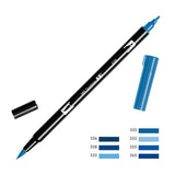 Tombow ABT Dual Brush Pen - Blue Color Range 2 (526 - 565)