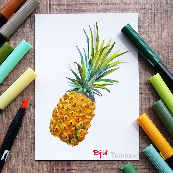 Tombow ABT Dual Brush Pen - Yellow Color Range (020 - 090) -  - Brush Pens - Bunbougu