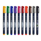 Tombow Fudenosuke Brush Pen - Hard Tip -  - Brush Pens - Bunbougu
