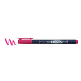 Tombow Fudenosuke Brush Pen - Hard Tip - Pink - Brush Pens - Bunbougu