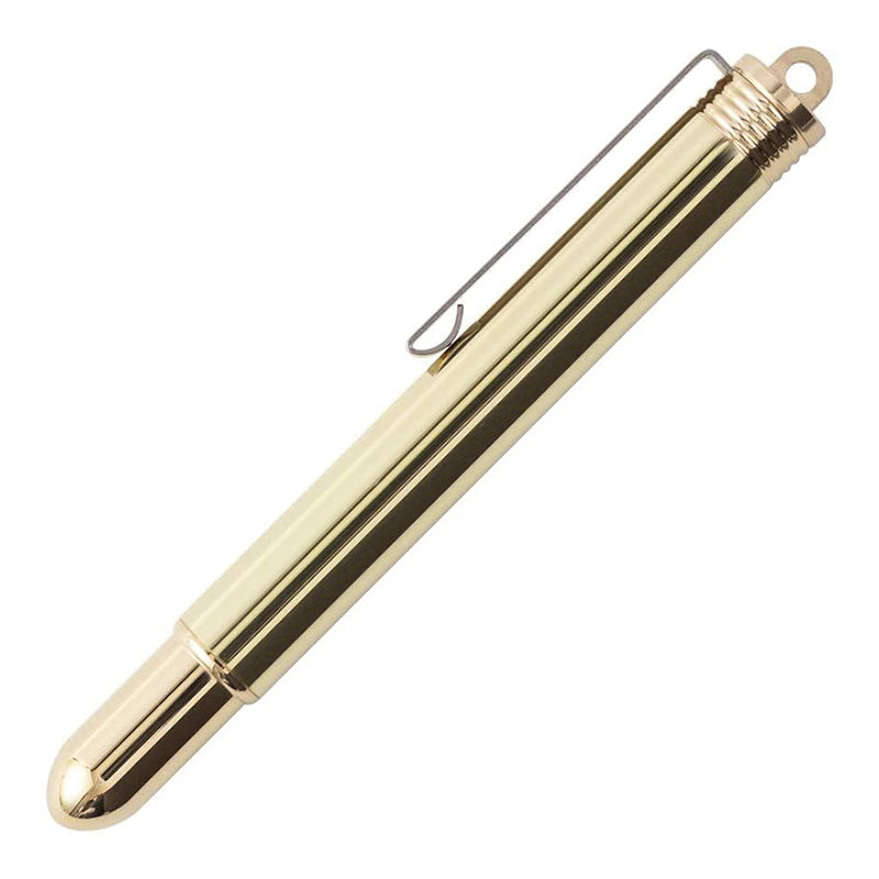 Traveler's Company Brass Fountain Pen - Fine Nib -  - Fountain Pens - Bunbougu