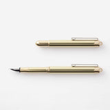 Traveler's Company Brass Fountain Pen - Fine Nib -  - Fountain Pens - Bunbougu
