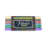 Tsukineko Fabrico Fabric Double-sided Markers - 6 Pastel Colour Set