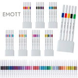 Uni Emott Fineliner Sign Pen - 5 Colour Set - No.2 Passion - 0.4 mm -  - Markers - Bunbougu