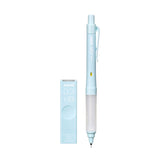 Uni Kuru Toga Switch Alpha Gel Mechanical Pencil Set - Pale Colour Limited Edition - 0.3 mm - Pale Blue (1 Mechanical Pencil + 25 Pcs of Pencil Leads) - Mechanical Pencils - Bunbougu