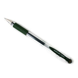 Uni-ball Signo DX UM-151 Gel Pen - 0.38 mm - Green Black - Gel Pens - Bunbougu