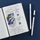 Uni Emott Fineliner Sign Pen - 5 Colour Set - New Colours - No.11 Midnight - 0.4 mm -  - Markers - Bunbougu