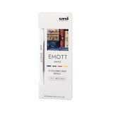 Uni Emott Pencil Refill -  For No.3 Nostalgic Set - 8 Lead Refills - 0.9 mm
