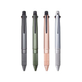 Uni Jetstream 4 & 1 Metal Grip Multi Pens - 4 Colours + Mechanical Pencil - 0.5 mm