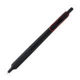 Uni Jetstream Edge Ballpoint Pen - Black Ink - 0.38 mm - Black Red - Ballpoint Pens - Bunbougu
