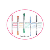 Uni Propus Window Double-Sided Highlighter - 5 Smoke Colour Set -  - Highlighters - Bunbougu