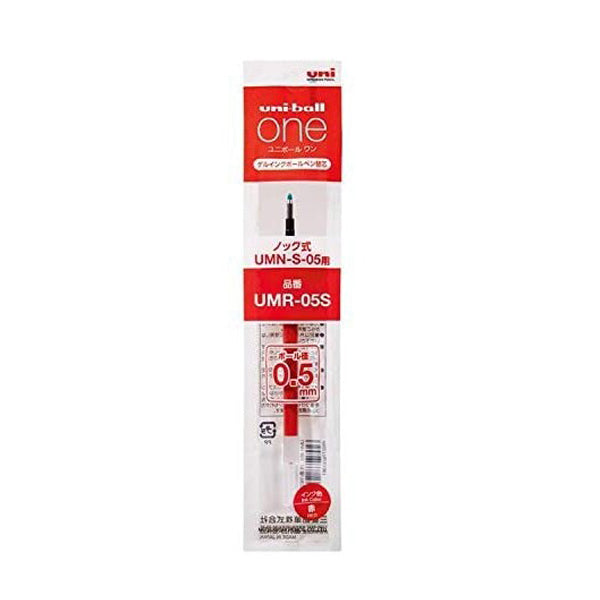 Uni UMR-05S Gel Pen Refill for Uni One Gel Pen - Red - 0.5 mm -  - Refills - Bunbougu