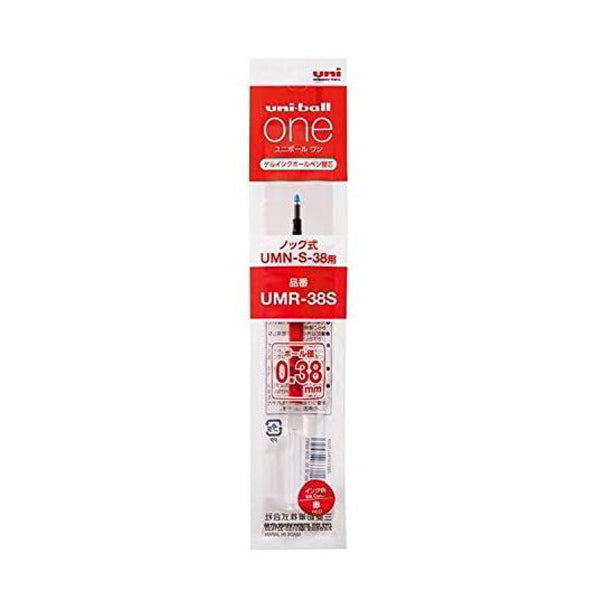 Uni UMR-38S Gel Pen Refill for Uni One Gel Pen - Red - 0.38 mm -  - Refills - Bunbougu