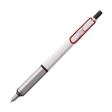 Uni Jetstream Edge Ballpoint Pen - Black Ink - 0.28 mm - White Red - Ballpoint Pens - Bunbougu