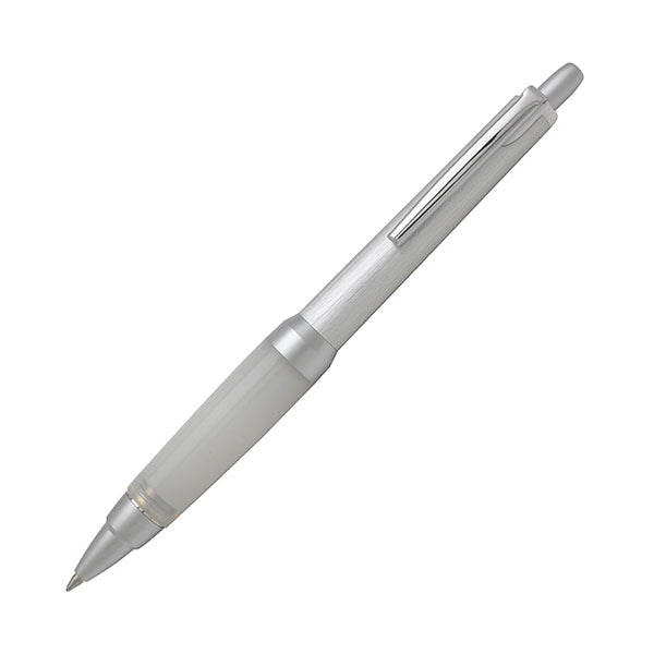 Uni Jetstream Limited Alpha Gel Grip - Silver Body - Black Ink - 0.7 mm -  - Ballpoint Pens - Bunbougu