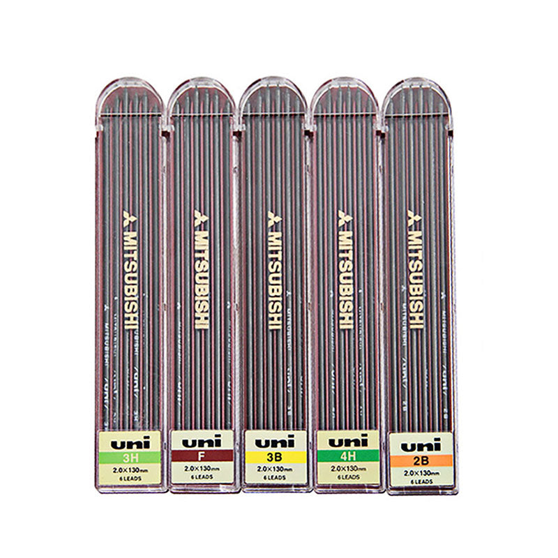 Uni Mitsubishi Lead Holder Refill - 2 mm -  - Pencil Leads - Bunbougu