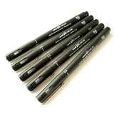 Uni Pin Pigment Ink Fineliner Pen - Black Ink - 0.2 mm - Felt Tip Pens - Bunbougu