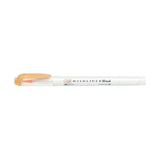 Zebra Mildliner Double-Sided Brush Pen - Fine Bullet Tip/Brush Tip - Mild Orange - Brush Pens - Bunbougu