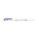 Zebra Mildliner Double-Sided Brush Pen - Fine Bullet Tip/Brush Tip - Mild Violet - Brush Pens - Bunbougu