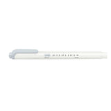 Zebra Mildliner Double-Sided Highlighter - 2022 New Colours - Individual Pens - Mild Cool Grey - Highlighters - Bunbougu
