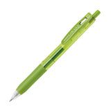 Zebra Sarasa Push Clip Gel Pen - Relaxation Colour - 0.5 mm - Citron Green - Gel Pens - Bunbougu