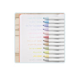 Zebra Click Art Retractable Markers - 12 Pastel Colour Set -  - Markers - Bunbougu