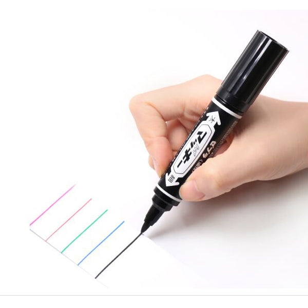 Zebra Hi Mckee Double-sided Permanent Marker - 6.0 mm/1.5 mm -  - Markers - Bunbougu