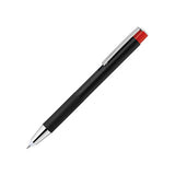 Zebra Lightwrite Ballpoint Pen with Light - Alpha Version - Black Ink - 0.7 mm - Black Body - Red Light - Ballpoint Pens - Bunbougu
