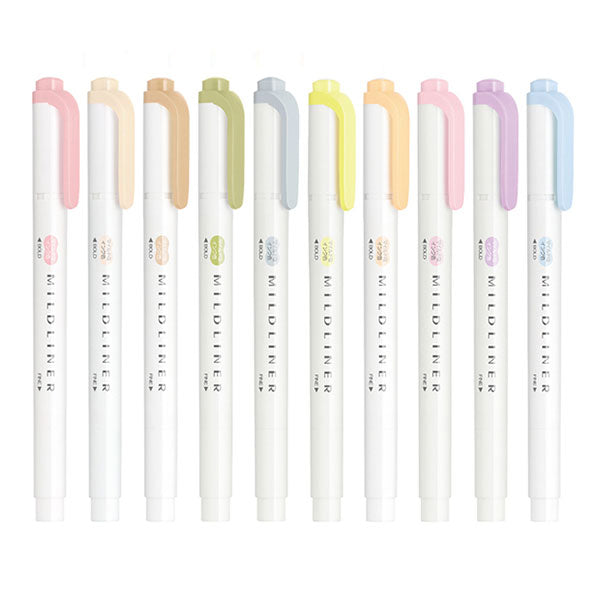 Zebra Mildliner DoubleSided Highlighter 2022 New Colours Individu
