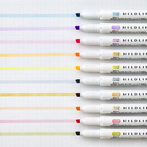 Buy Zebra Mildliner Double-Sided Highlighter Pens – Bunbougu