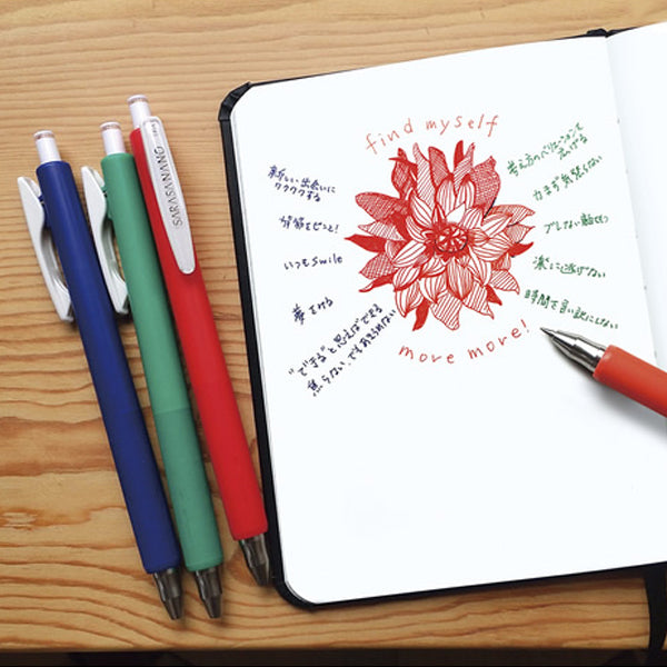 Zebra Sarasa Nano Gel Pen - 4 Colour Set - Passion - 0.3 mm -  - Gel Pens - Bunbougu