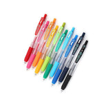Zebra Sarasa Push Clip Gel Pen - 10 Colour Set - 0.4 mm -  - Gel Pens - Bunbougu