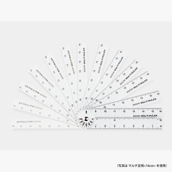 Midori Multi Ruler - 30 cm -  - Rulers - Bunbougu