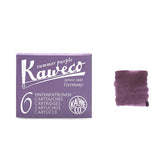 Kaweco Fountain Pen Ink Cartridges - Pack of 6 - Summer Purple - Ink Cartridges - Bunbougu