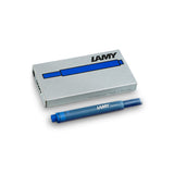 Lamy T10 Ink Cartridges -  5 Cartridges - Blue -  - Ink Cartridges - Bunbougu