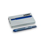 Lamy T10 Ink Cartridges -  5 Cartridges - Blue Black