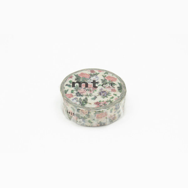 Mt Masking Tape Ex Series - Mini Flower Botanical Art - 15 mm x 7 m -  - Washi Tapes - Bunbougu