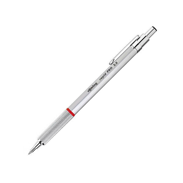 Rotring Rapid Pro Ballpoint Pen - Silver Body - Blue Ink - 1.0 mm -  - Ballpoint Pens - Bunbougu