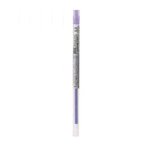 Uni UMR-109-05 Style Fit Gel Multi Pen Refill - 0.5 mm - Violet - Refills - Bunbougu