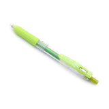 Zebra Sarasa Push Clip Gel Pen - 0.5 mm - Light Green - Gel Pens - Bunbougu