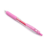 Zebra Sarasa Push Clip Gel Pen - 0.5 mm - Light Pink - Gel Pens - Bunbougu