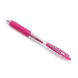 Zebra Sarasa Push Clip Gel Pen - 0.5 mm - Magenta - Gel Pens - Bunbougu