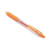 Zebra Sarasa Push Clip Gel Pen - 0.5 mm - Orange - Gel Pens - Bunbougu