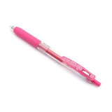 Zebra Sarasa Push Clip Gel Pen - 0.5 mm - Pink - Gel Pens - Bunbougu