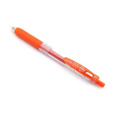 Zebra Sarasa Push Clip Gel Pen - 0.5 mm - Red Orange - Gel Pens - Bunbougu