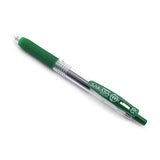 Zebra Sarasa Push Clip Gel Pen - 0.5 mm - Viridian Green - Gel Pens - Bunbougu